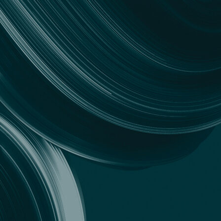 Plastische Struktur in diversen Blautönen vor blauem Hintergrund